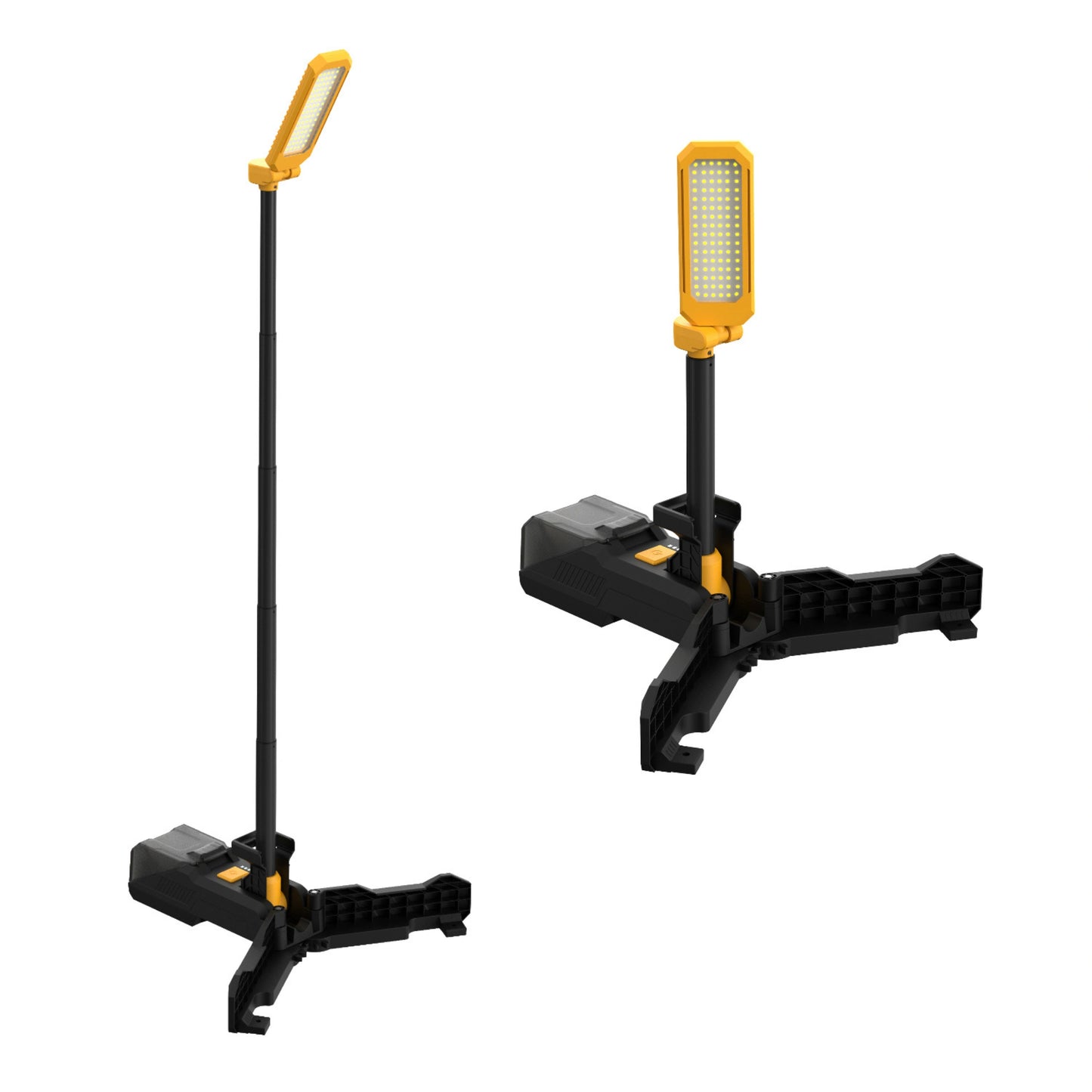Lampa LED 18V JCB 6000 lm – przenośna lampa budowlana LED