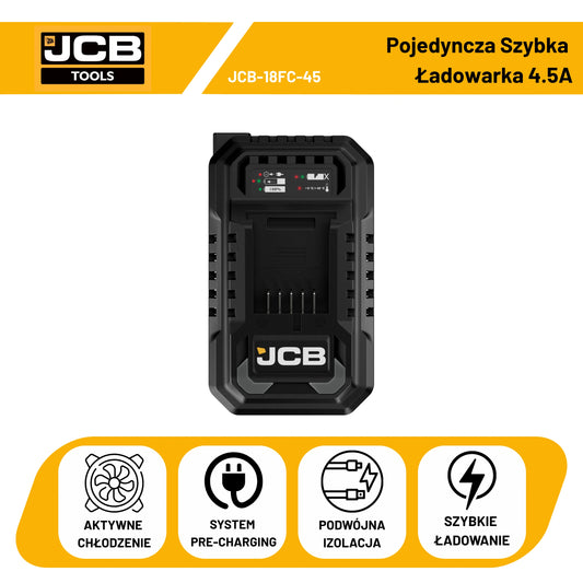 JCB Professional 18V Szybka Ładowarka 4.5A