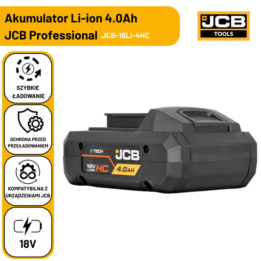 Професійний літій-іонний акумулятор JCB 18V 4.0Ah