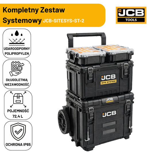 JCB Site System Mobilna Skrzynia Modułowa Na Kółkach 5 Elementów