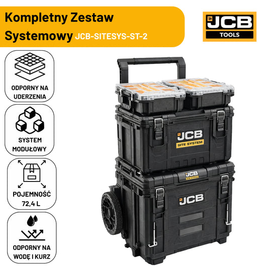 JCB Site System Mobilna Skrzynia Modułowa Na Kółkach 5 Elementów