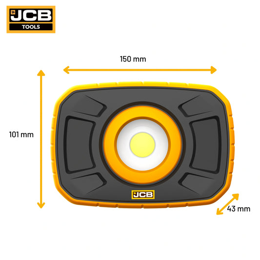 JCB W Pełni Wodoodporne Oświetlenie Robocze 1500 Lm