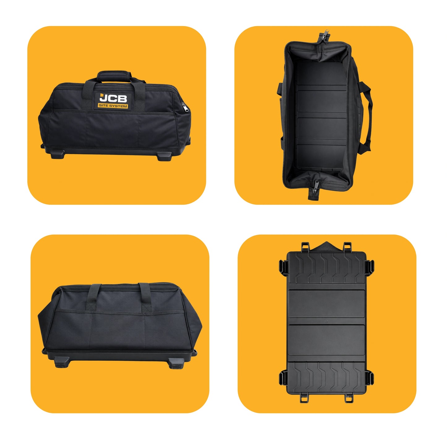 JCB Professional Zestaw Klucz Udarowy 350 Nm + Klucz Udarowy 620 Nm + Smarownica 690 Bar 18V 2x Smar 3x 5,0Ah Ładowarka Torba