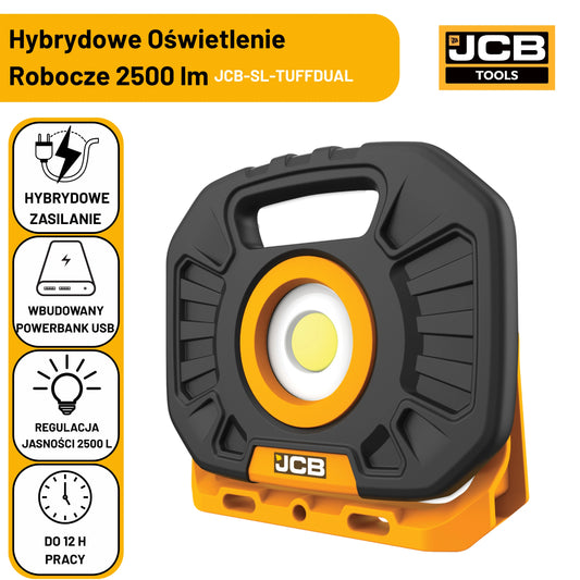 JCB Hybrydowe Oświetlenie Robocze 2500 lm