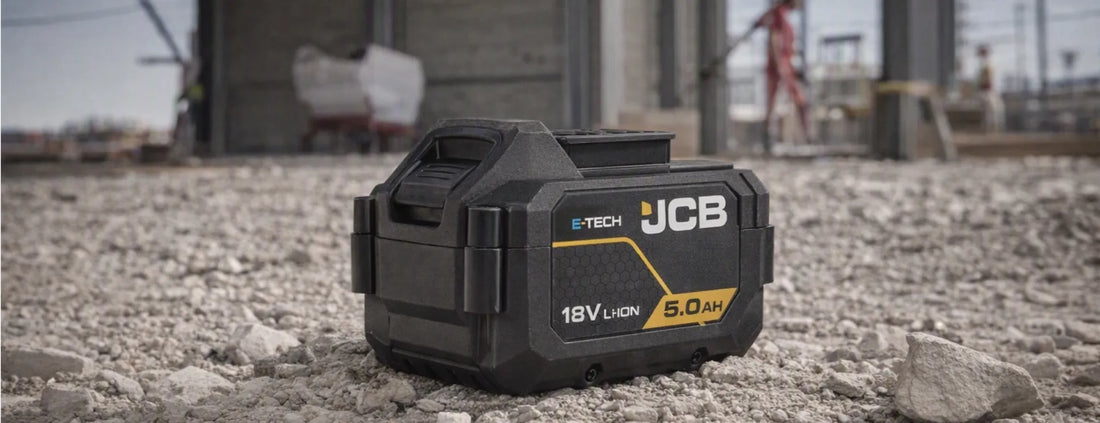 Akumulator JCB Professional 18V 5,0 Ah Li-ion E-TECH na budowie