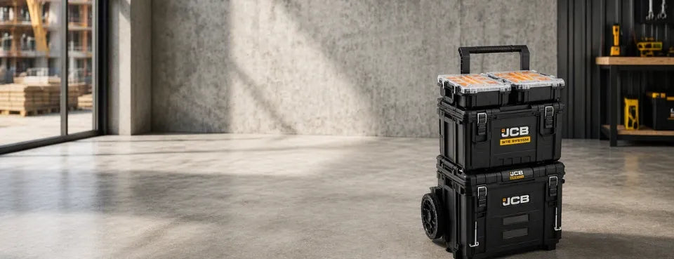 Skrzynia modułowa JCB Site System: jak działa i do czego pasuje?