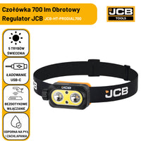 Czołówka warsztatowa JCB 700 lm – czołówka akumulatorowa