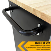 Wózek warsztatowy JCB 259 Elementów – szafka narzędziowa z wyposażeniem, widok produktu