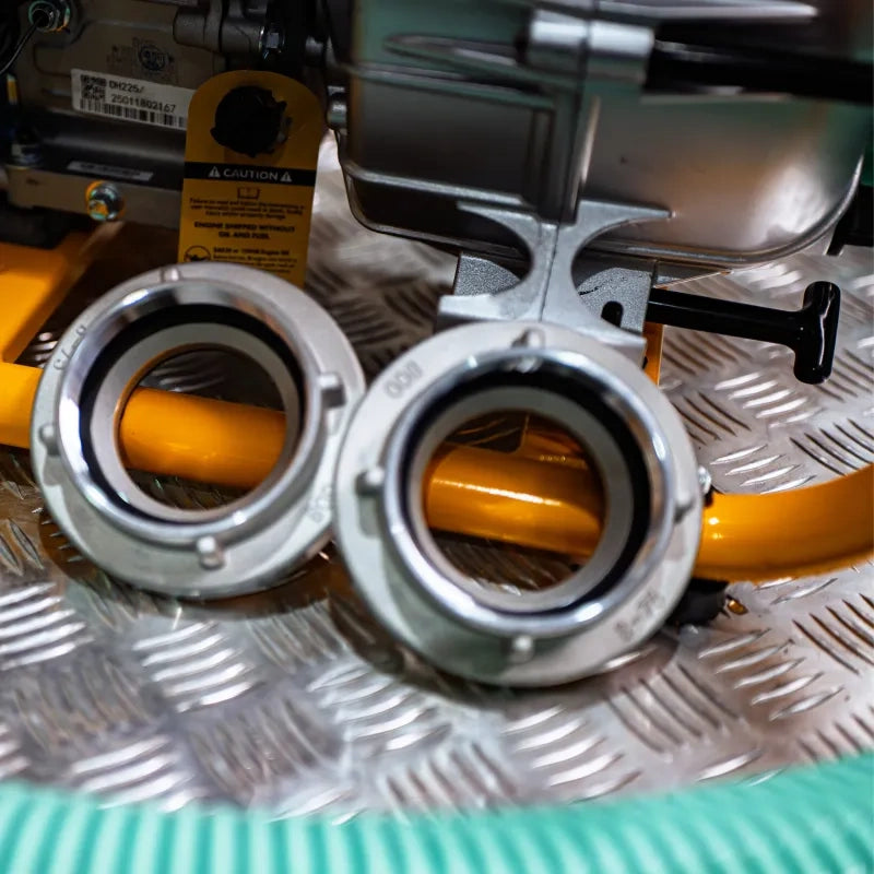 Zestaw Motopompa 80mm 3 Cale JCB Tools 7.5KM do wody brudnej 1000l/min + Węże