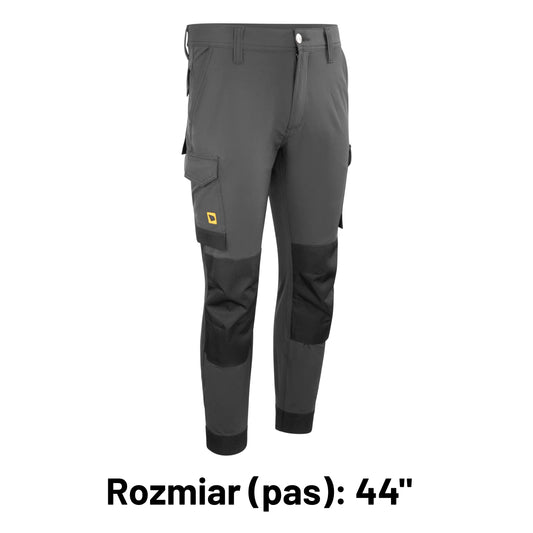JCB Workwear Spodnie Robocze Męskie Cargo 4-Way Stretch Grafitowe