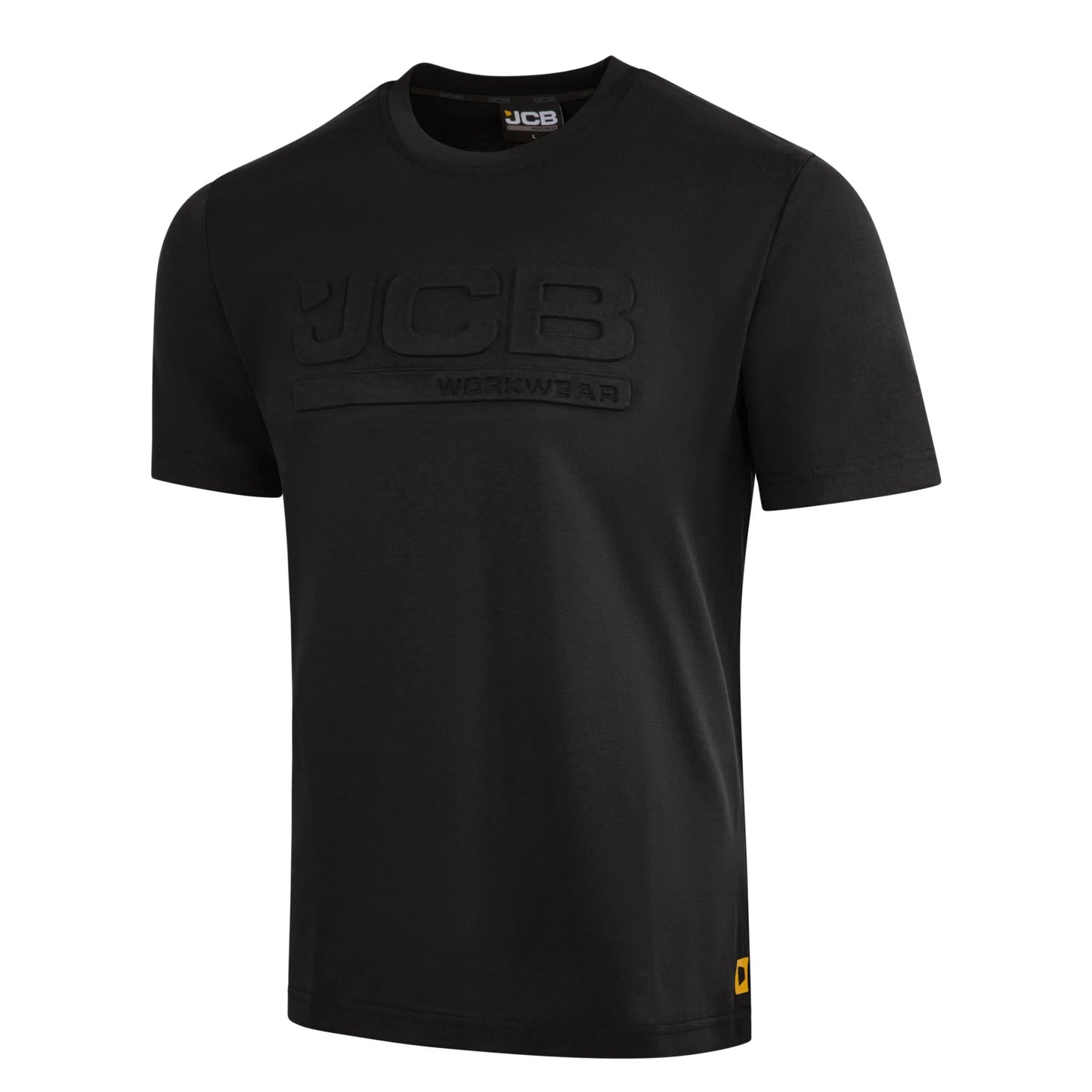 JCB Workwear Koszulka Robocza T-shirt Bawełniana z Logo 3D – Czarny – zdjęcie 1