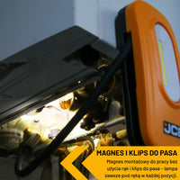 Oświetlenie akumulatorowe JCB – lampy robocze LED