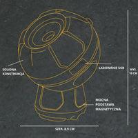 JCB Globe 600 Lm IP44 – certyfikaty i normy bezpieczeństwa lampa warsztatowa LED