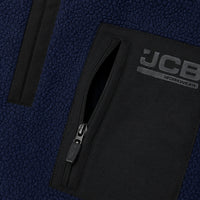 JCB Workwear Polar Roboczy Borg z Zamkiem 1/4 – Granatowy – zdjęcie 10