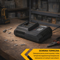 JCB Professional  Super Szybka Ładowarka 9A Do Akumulatorów Li-Ion 18V