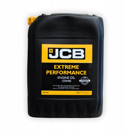 Olej silnikowy JCB EP 15W40 - 20 l (4001/1805E)