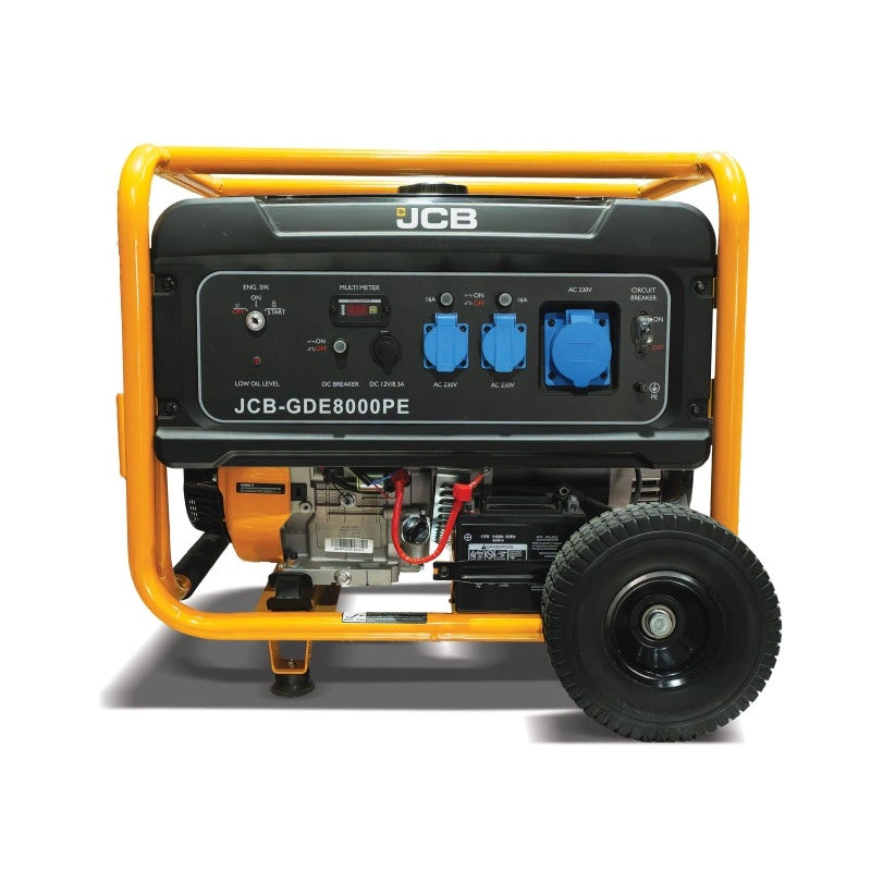Agregat Prądotwórczy Jednofazowy JCB Tools Generator Prądu 7,9 kW (AVR, Rozruch Elektryczny)