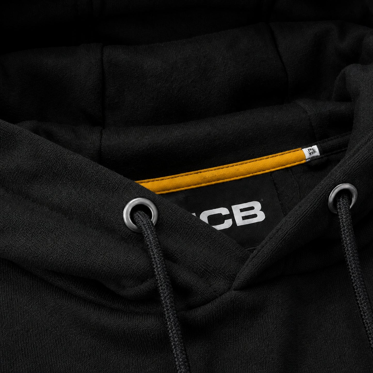JCB Workwear Bluza Robocza z Kapturem z Logo 3D – Czarny – zdjęcie 6
