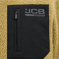 JCB Workwear Polar Roboczy Borg z Zamkiem 1/4 – Oliwkowy – zdjęcie 6