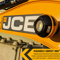 JCB Globe 600 Lm – obracany panel LED 360 stopni kierunkowe oświetlenie robocze