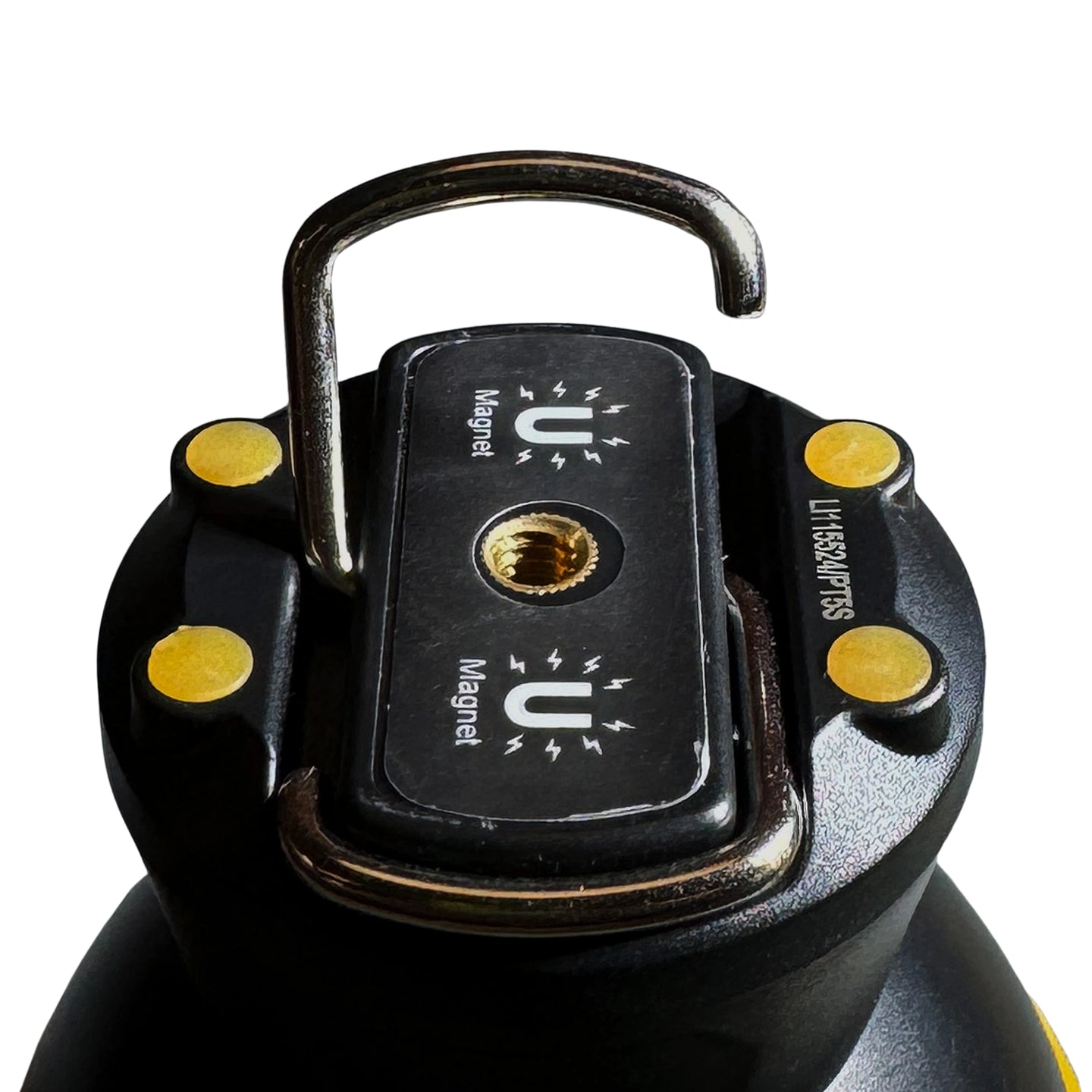 Lampa robocza JCB Globe – panel sterowania tryby pracy i wskaźnik poziomu baterii