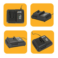 JCB Professional  Super Szybka Ładowarka 9A Do Akumulatorów Li-Ion 18V