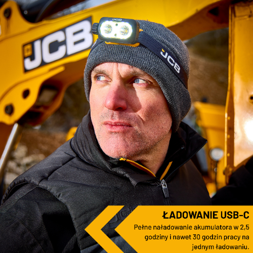 Latarka czołowa do warsztatu JCB 700 lm – czołówka dla mechanika
