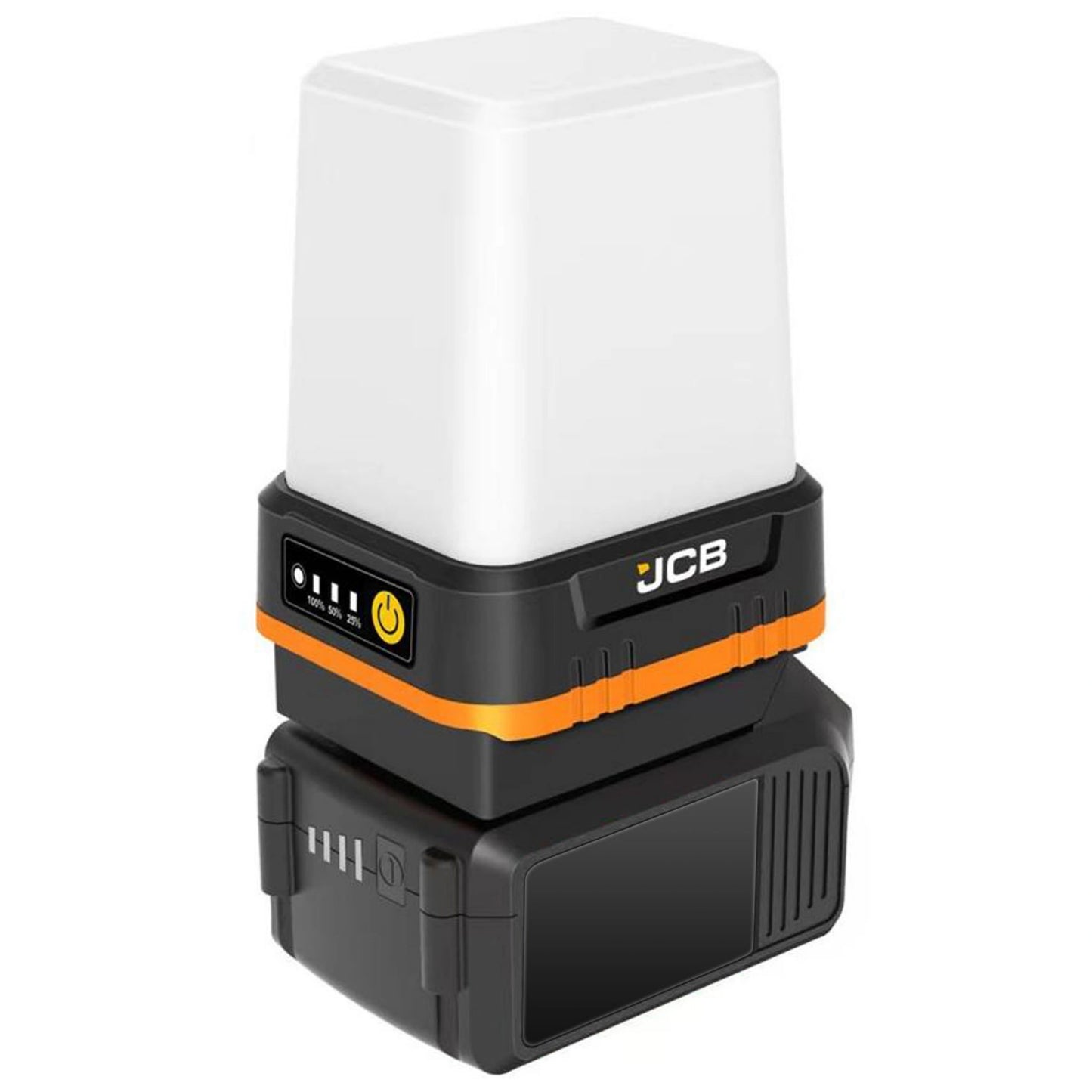 JCB Mini KONNECT 360 – panel LED oświetlenie obszarowe 360 stopni na budowie