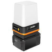 JCB Mini KONNECT 360 – panel LED oświetlenie obszarowe 360 stopni na budowie