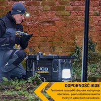 Lampa LED JCB Mini KONNECT 360 1600 Lm – podstawa z hakiem do zawieszenia