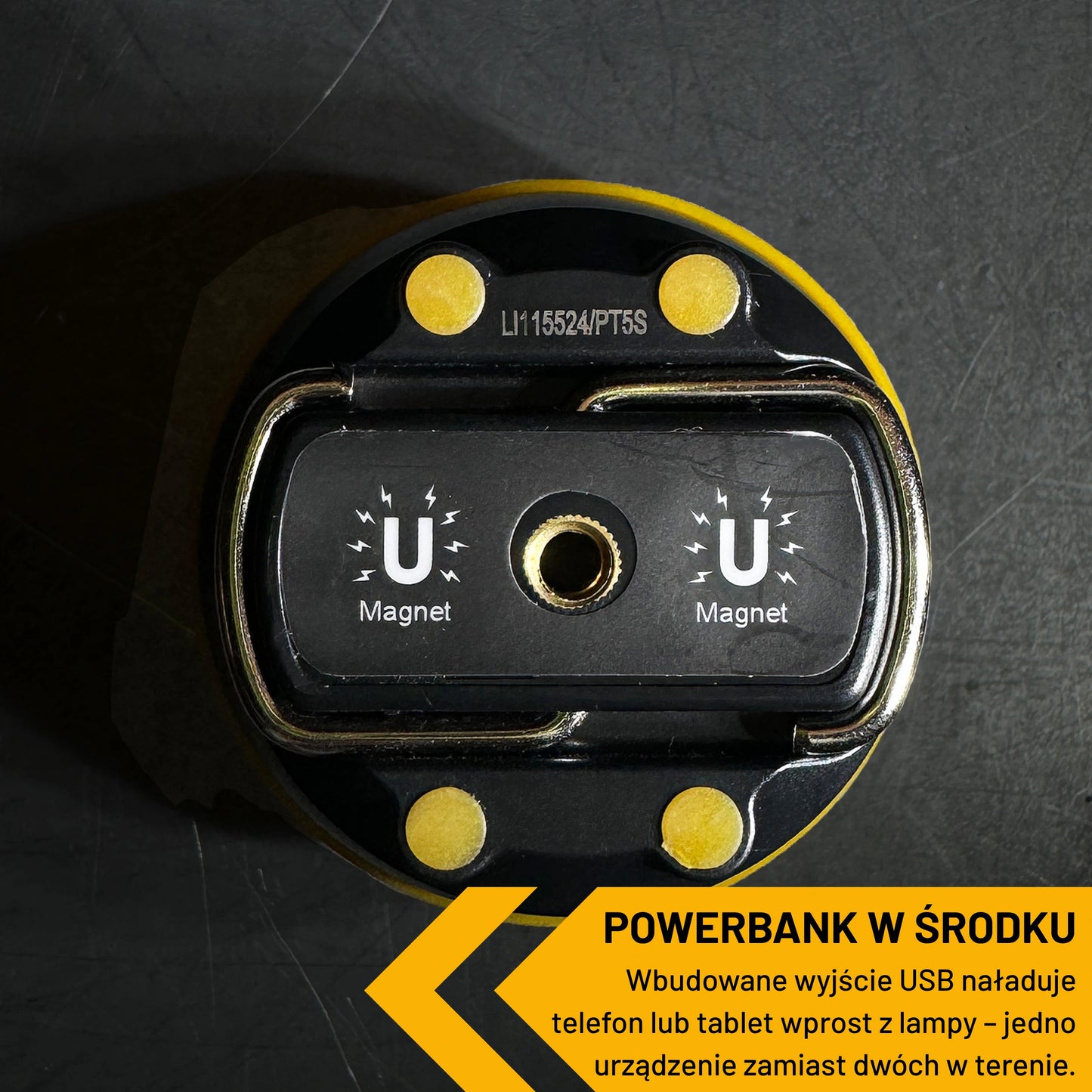 JCB Globe 600 Lm – wymiary i waga przenośna lampa LED do warsztatu i garażu