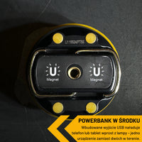 JCB Globe 600 Lm – wymiary i waga przenośna lampa LED do warsztatu i garażu