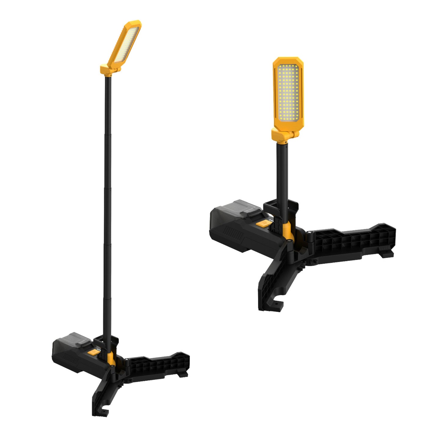 Lampa LED 18V JCB 6000 lm – przenośna lampa budowlana LED