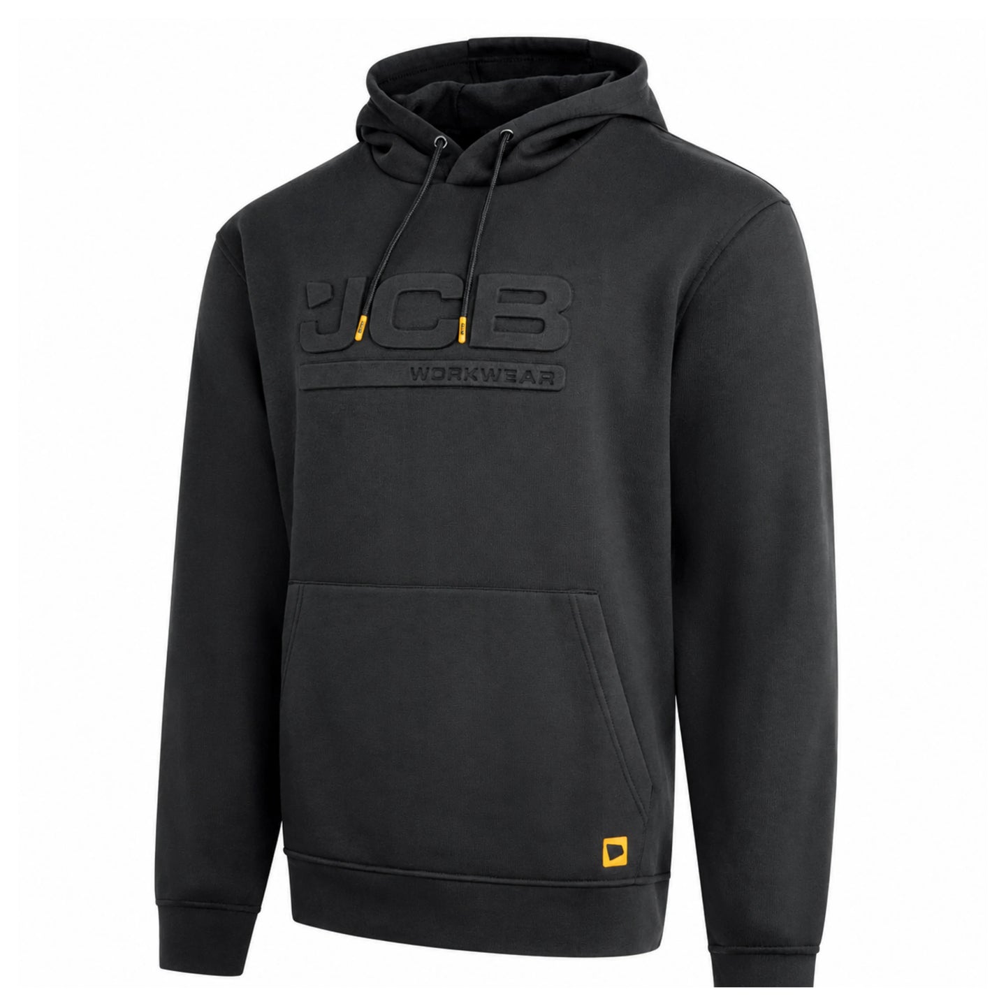 JCB Workwear Bluza Robocza z Kapturem z Logo 3D – Czarny – zdjęcie 1