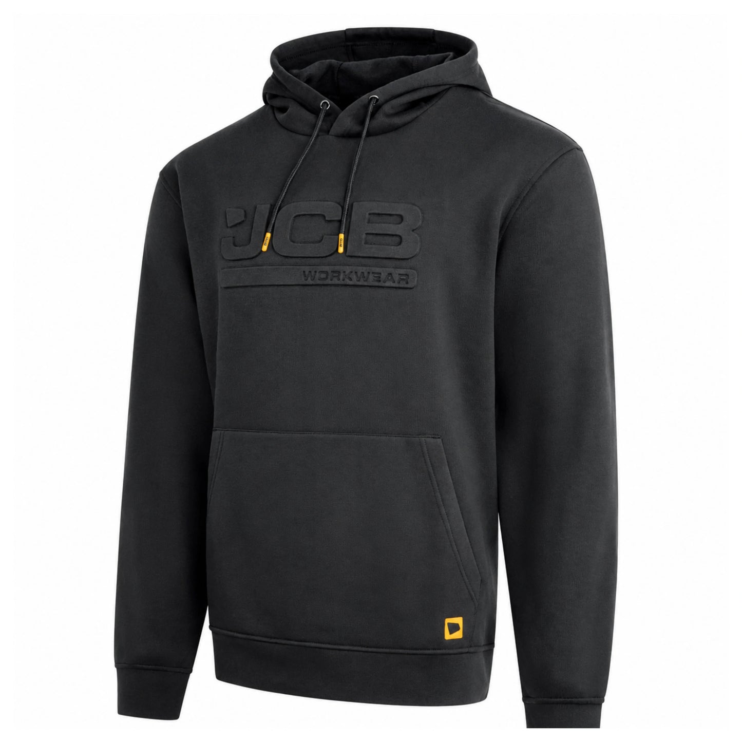 JCB Workwear Bluza Robocza z Kapturem z Logo 3D – Czarny – zdjęcie 1