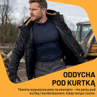 JCB Workwear Bielizna Termoaktywna Unisex Komplet – Granatowy – zdjęcie 5
