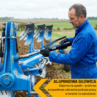 Smarownica ręczna JCB 992/11300 – końcówka smarownicza i wąż elastyczny