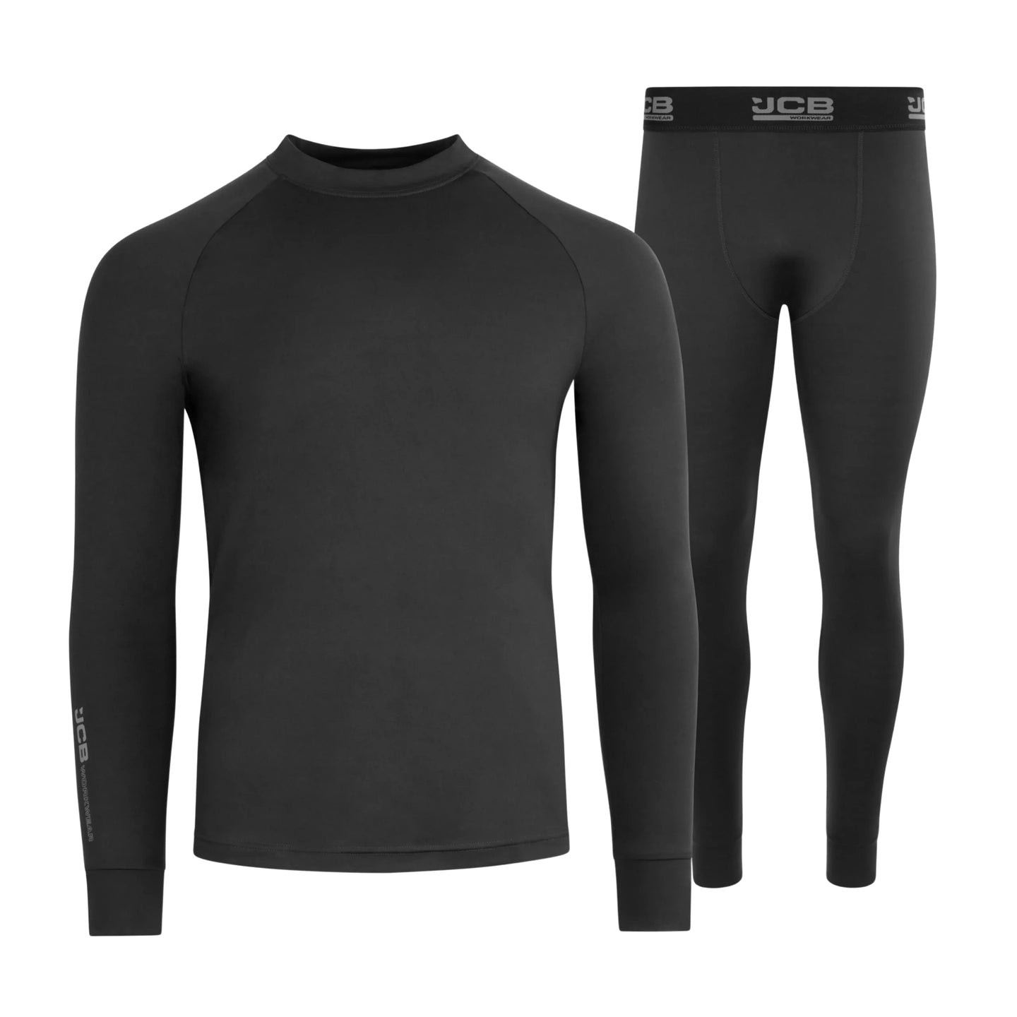 JCB Workwear Bielizna Termoaktywna Unisex Komplet – Czarny – zdjęcie 1