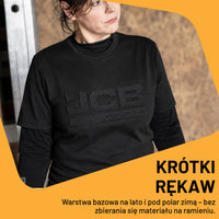 JCB Workwear Koszulka Robocza T-shirt Bawełniana z Logo 3D – Czarny – zdjęcie 5