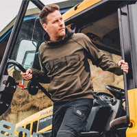 JCB Trade Bluza z Kapturem Horton Hoodie Oliwkowa