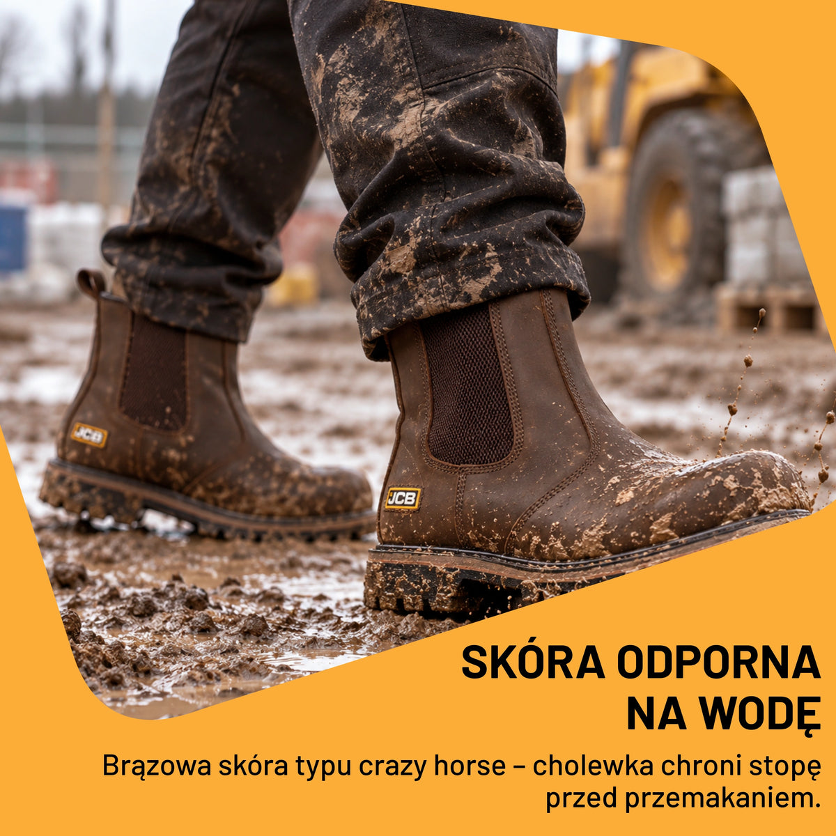 JCB Farley Trzewik Roboczy Dealer S3 HRO FO SR Brązowy