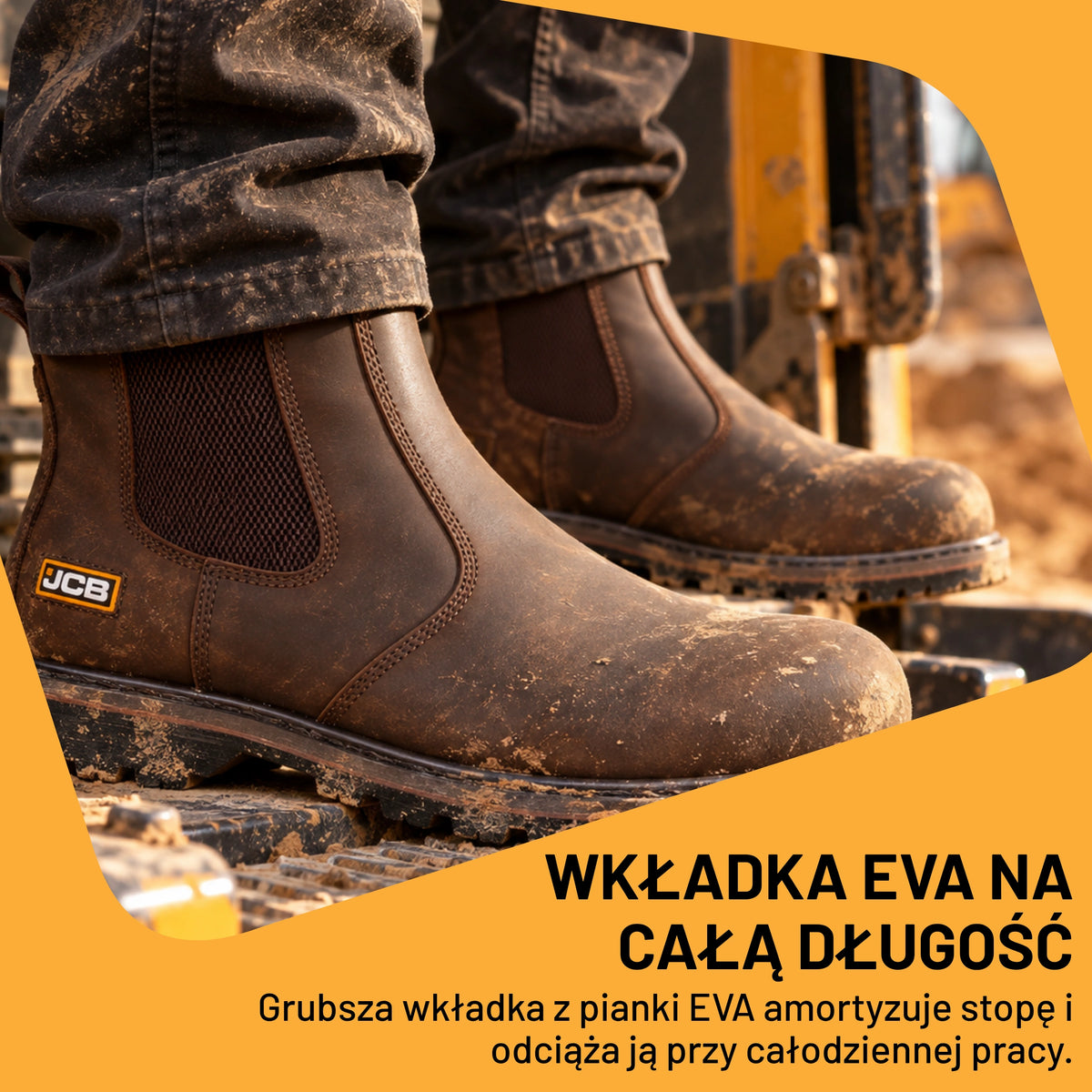 JCB Farley Trzewik Roboczy Dealer S3 HRO FO SR Brązowy