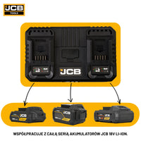 Ładowarka do akumulatorów li-ion 18V JCB 18DC-45 – szybka ładowarka 18V