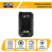 JCB Professional 18V Szybka Ładowarka 4.5A