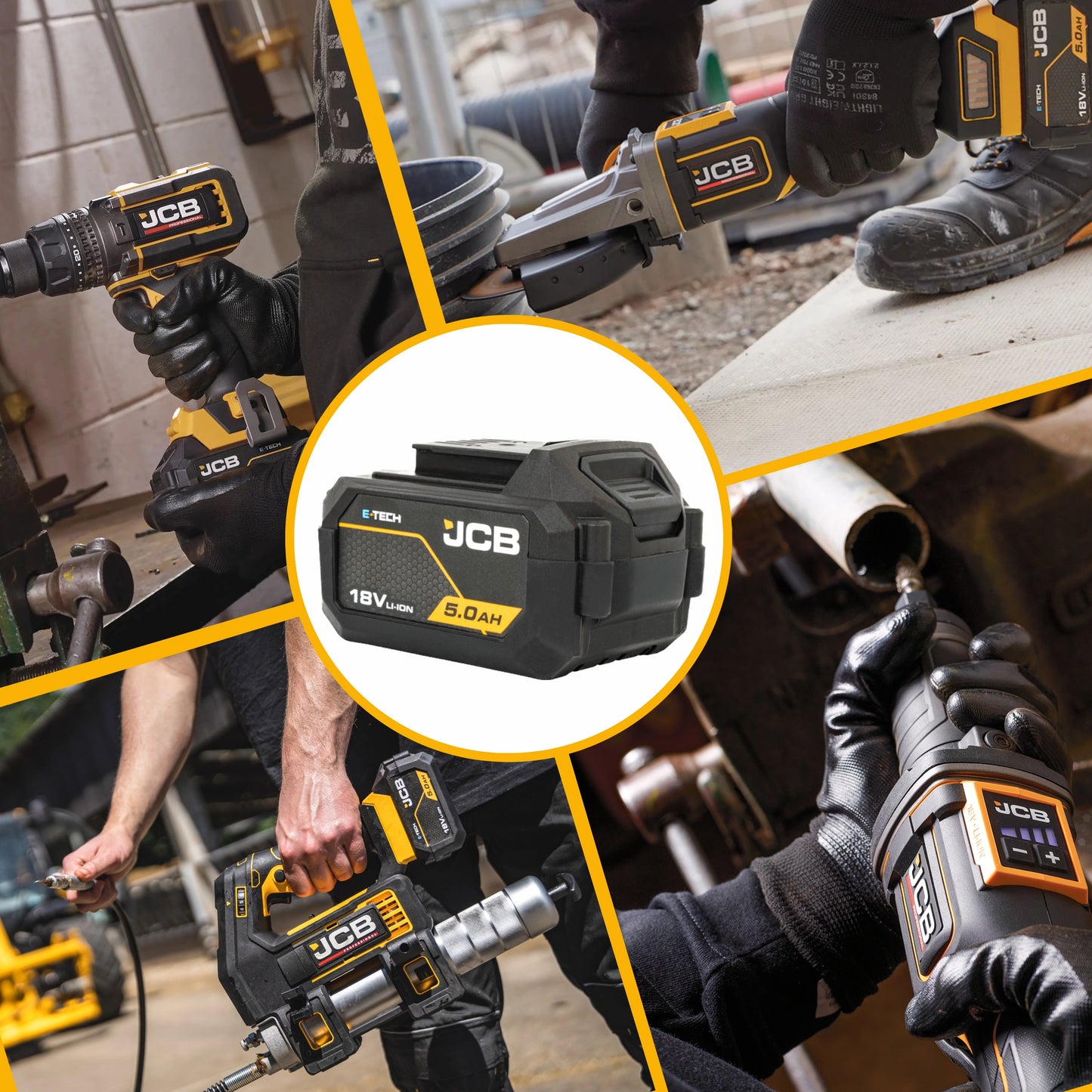 JCB Professional 18V Akumulator Li-ion 5.0Ah