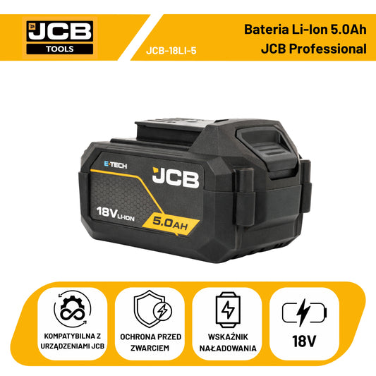 JCB Professional 18V Akumulator Li-ion 5.0Ah