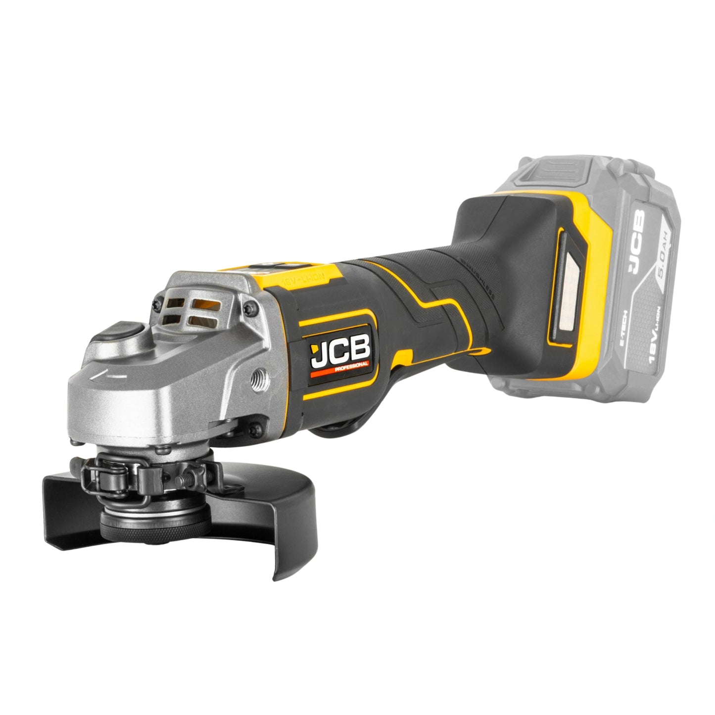 JCB Professional 18V Szlifierka Kątowa z Włącznikiem Łopatkowym (125 mm / 5")