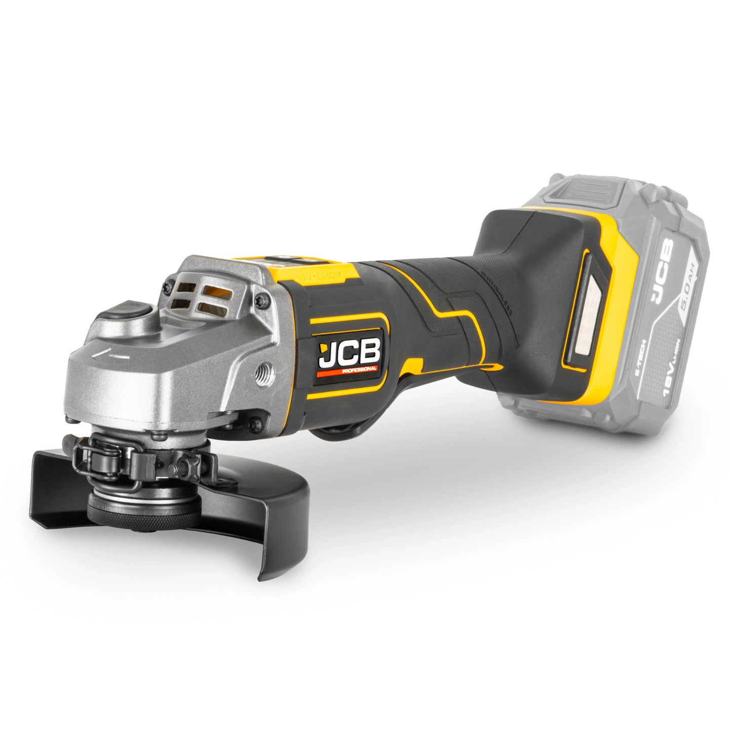 JCB Professional 18V Szlifierka Kątowa z Włącznikiem Łopatkowym (125 mm / 5")