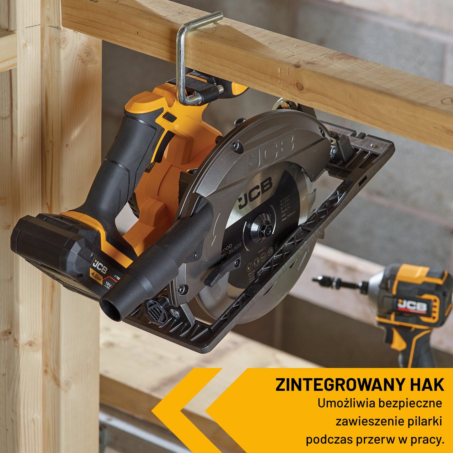 JCB Professional 18V Pilarka Tarczowa 185 mm