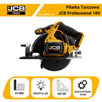 JCB Professional 18V Pilarka Tarczowa 185 mm